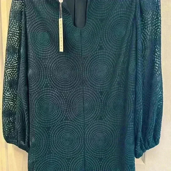 NWT - Trina Turk PALM COLONY DRESS Green Size 8 - Picture 6 of 8